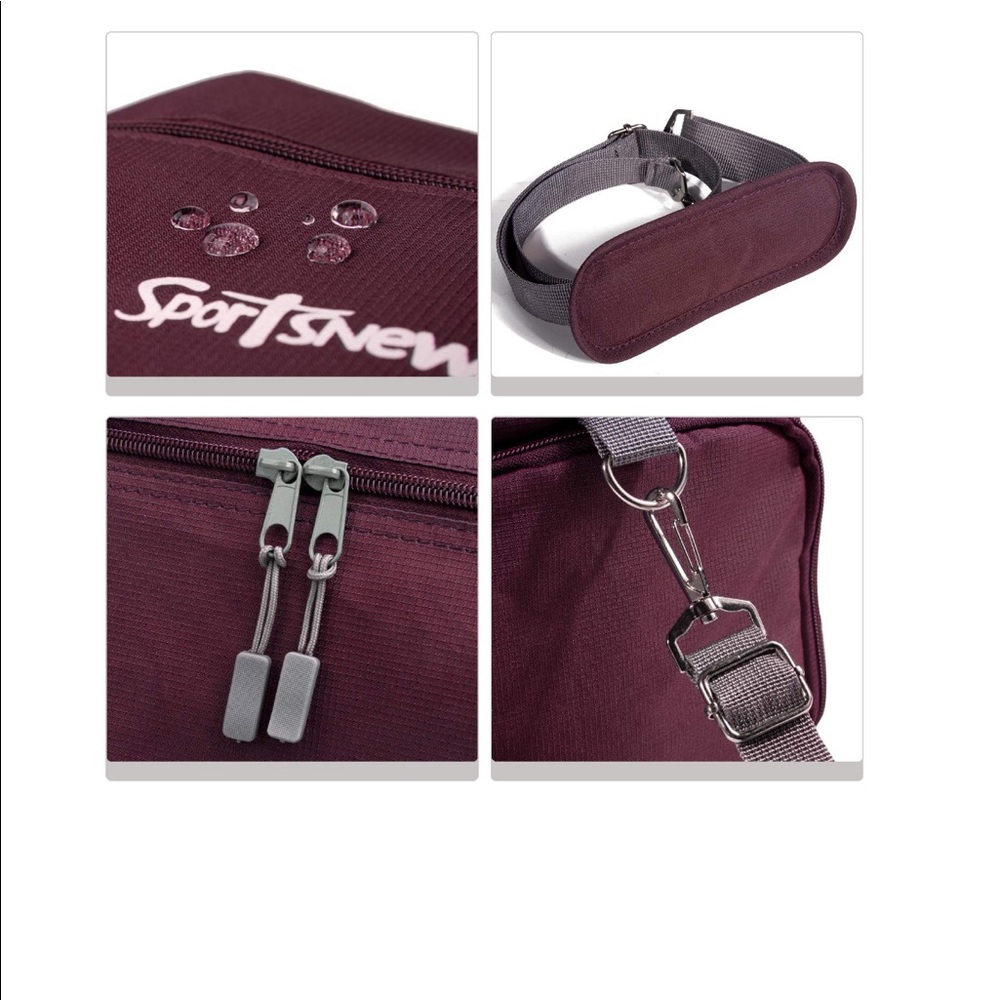 GYM/SPORTS Bag foldable Wet pocket Shoes carrier - Picture 5 of 8